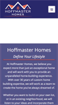 Mobile Screenshot of hoffmasterhomes.com
